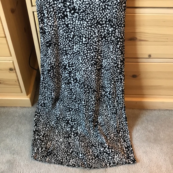 Free People Looking For Love Midi Dress In Black and White Animal Print Size 2 - Picture 13 of 13